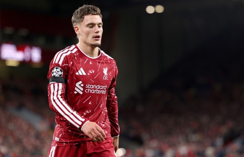 Florian Wirtz chịu nhiều áp lực tại Liverpool. Ảnh: EPA/Adam Vaughan.