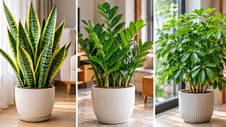 Ba loại cây này rất thích hợp cho những ngôi nhà thiếu nắng mà muốn có cây xanh
