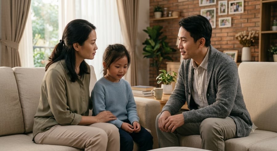 Hiểu cảm xúc của con không đồng nghĩa với chiều con; trẻ vẫn cần được hướng dẫn để biết chịu trách nhiệm với lời nói và hành động của mình.