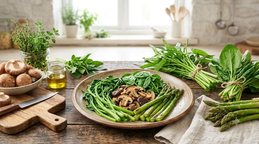 Không cần kiêng tuyệt đối rau chứa purin, quan trọng là ăn đa dạng và điều chỉnh lượng phù hợp với tình trạng sức khỏe.