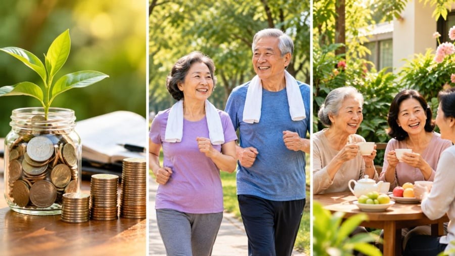 Ai biết chuẩn bị chu đáo 3 điều này thì tuổi già an lành