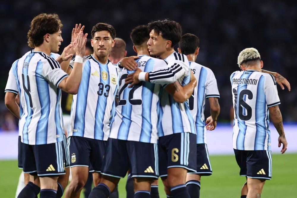 Argentina giành chiến thắng dễ dàng trước Bolivia. Ảnh: EPA.