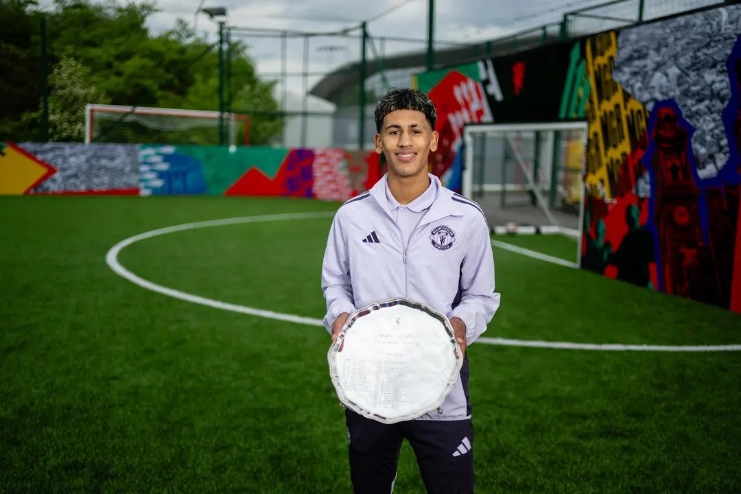 JJ Gabriel là tài năng trẻ sáng giá được nhiều ông lớn quan tâm. Ảnh: Manchester United FC.