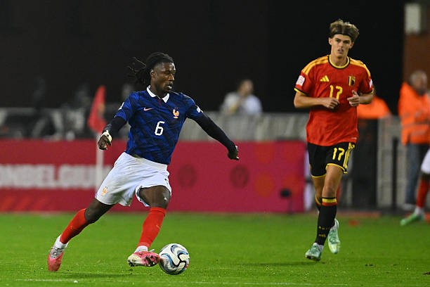 Eduardo Camavinga gây ấn tượng trong trận đấu với tuyển Bỉ. Ảnh: Alex Nicodim/Getty Images