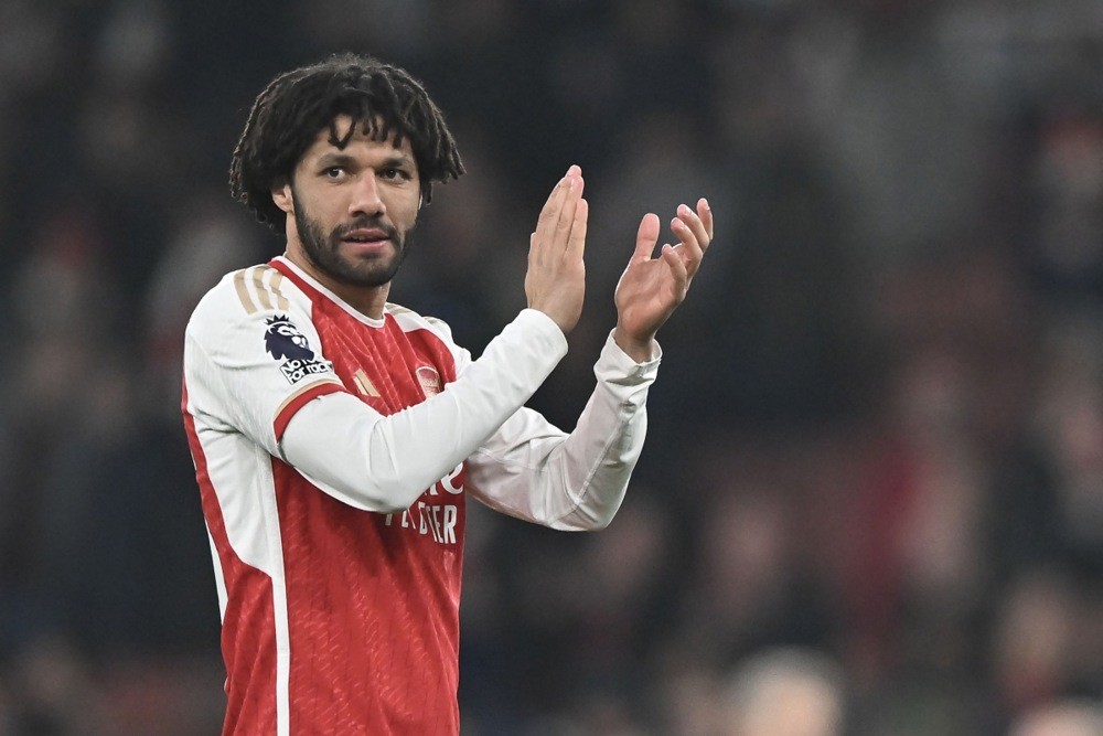 Mohamed Elneny thời còn khoác áo Arsenal. Ảnh: EPA/Vince Mignott.