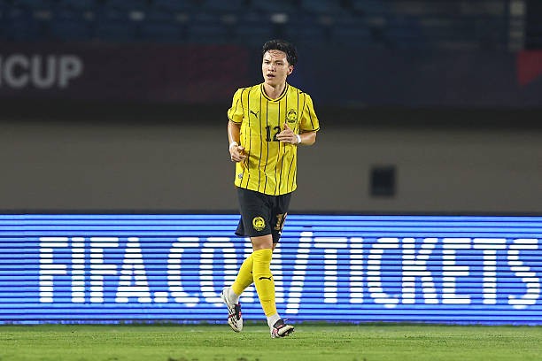 Stuart Wilkin ghi bàn nâng tỷ số lên 2-0 cho Malaysia. Ảnh: Pakawich Damrongkiattisak - FIFA / Getty Images. 