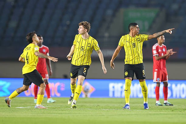 Malaysia chỉ có được vị trí nhì bảng A FIFA ASEAN Cup 2026 dù đã giành thắng lợi 6-0 trước Singapore. Ảnh: 
