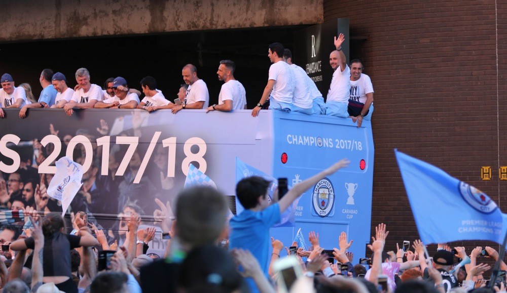 Man City đã giành nhiều danh hiệu trong những năm vi phạm. Ảnh