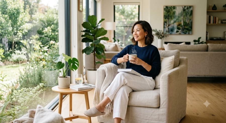 Sau tuổi 40, chi tiền hợp lý cho sức khỏe và thời gian nghỉ ngơi cũng là một cách đầu tư cho chất lượng cuộc sống.