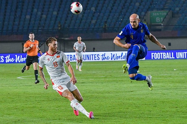 ĐT Thái Lan giành chiến thắng trước Việt Nam tại FIFA ASEAN Cup 2026. Ảnh: Khairizal Maris/NurPhoto via Getty Images