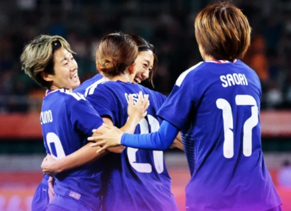 Nữ Nhật Bản giành HCV ASIAD 2026 sau khi vượt qua Triều Tiên. Ảnh: Tài khoản X Liên đoàn bóng đá nữ Nhật Bản.