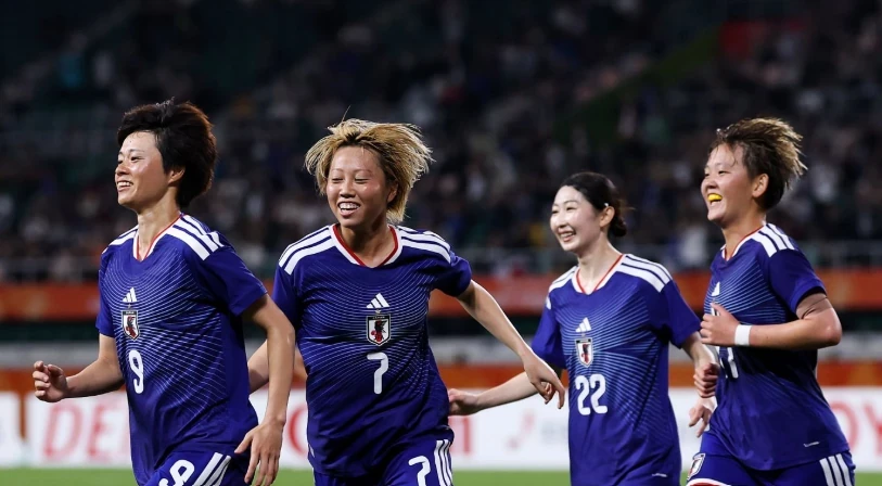 Nữ Nhật Bản thắng Triều Tiên ở loạt sút luân lưu. Ảnh: Zhizhao Wu/Getty Images.
