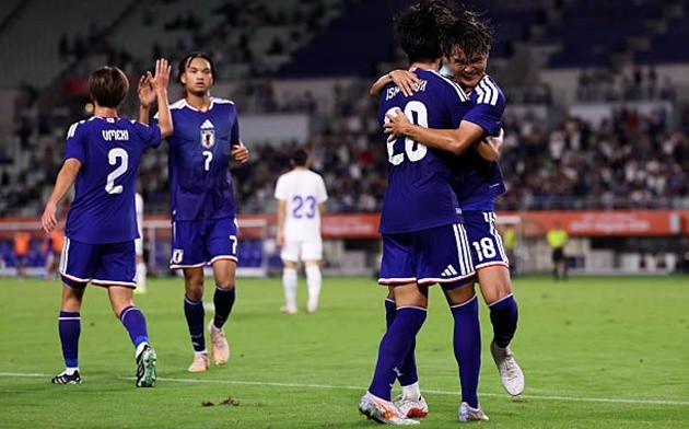U23 Nhật Bản gặp đối thủ xứng tầm. (Ảnh: Zhizhao Wu/Getty Images.)