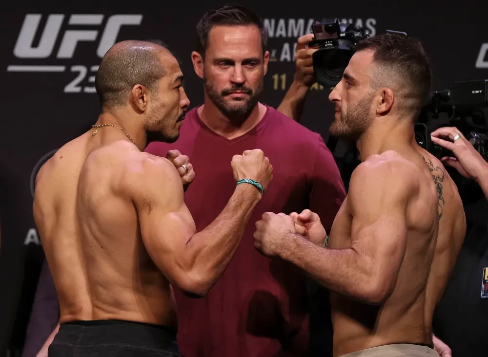 Jose Aldo và Alexander Volkanovski đối mặt nhau tại UFC 237