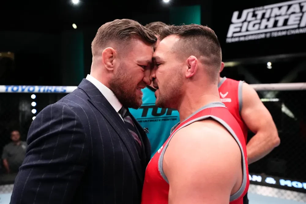 Conor McGregor và Michael Chandler đối mặt tại The Ultimate Fighter