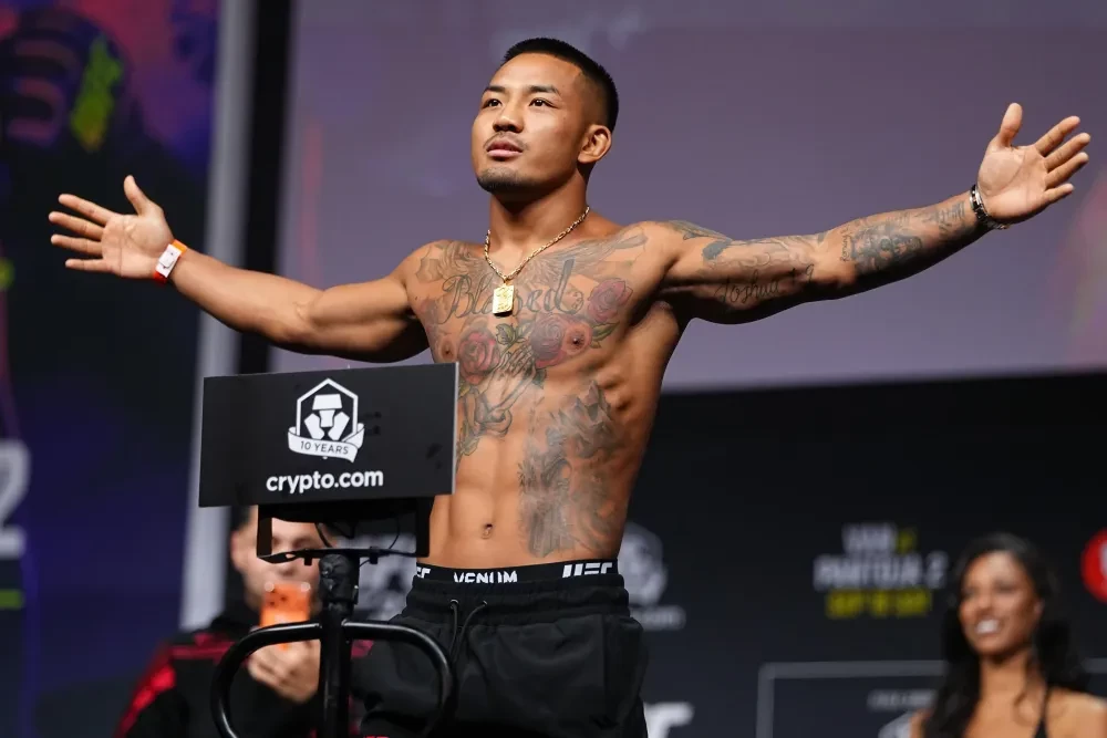 UFC 331 Van v Pantoja Ceremonial Weigh in