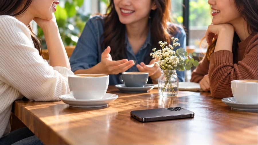 Vì sao nên úp điện thoại xuống?