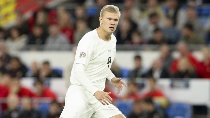 Erling Haaland là biểu tượng của bóng đá Na Uy. Ảnh: EPA.