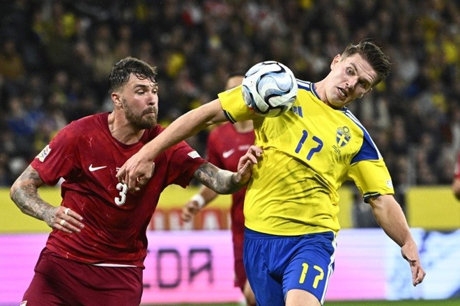 Gyokeres có phong độ rất cao ở Nations League. Ảnh: EPA.
