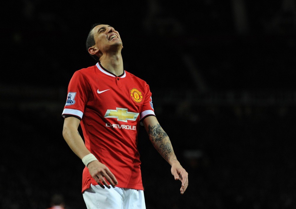 Angel Di Maria được cho có quãng thời gian không hạnh phúc tại Man Utd. Ảnh: EPA/Peter Powell.