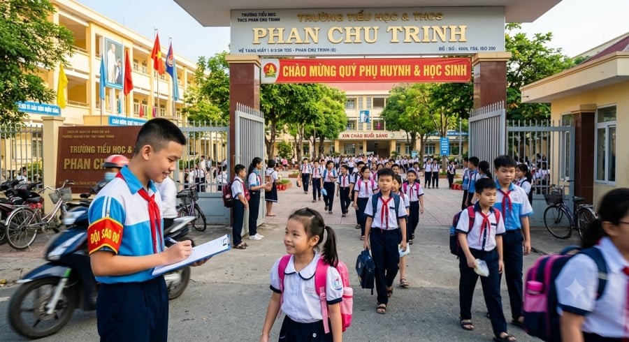 Mô hình Sao đỏ đã quen thuộc tại nhiều trường học với nhiệm vụ hỗ trợ duy trì nề nếp.