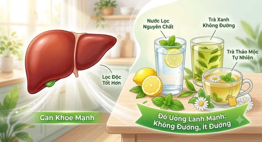 Giảm đồ uống có đường là một thay đổi đơn giản giúp kiểm soát lượng đường bổ sung trong chế độ ăn.