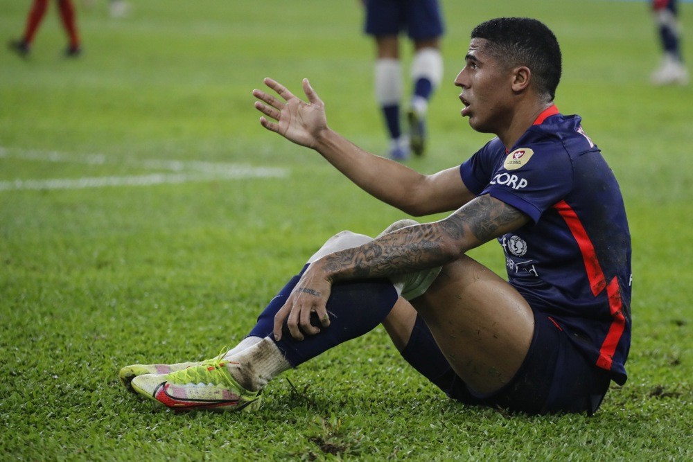  Bergson da Silva là chân sút giàu kinh nghiệm và đáng gờm của Malaysia. Ảnh: EPA.