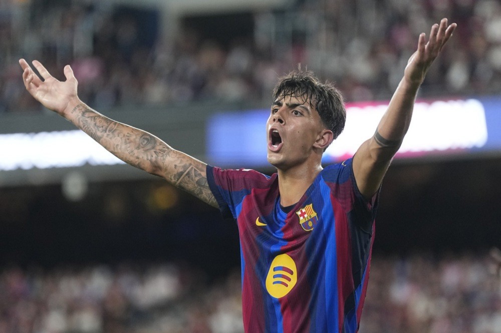Tương lai Marc Bernal tại Barca đang là dấu hỏi lớn. Ảnh: EPA/Quique Garcia.