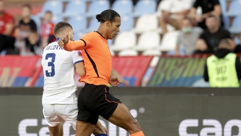 Van Dijk là trụ cột tuyển Hà Lan. Ảnh: EPA.