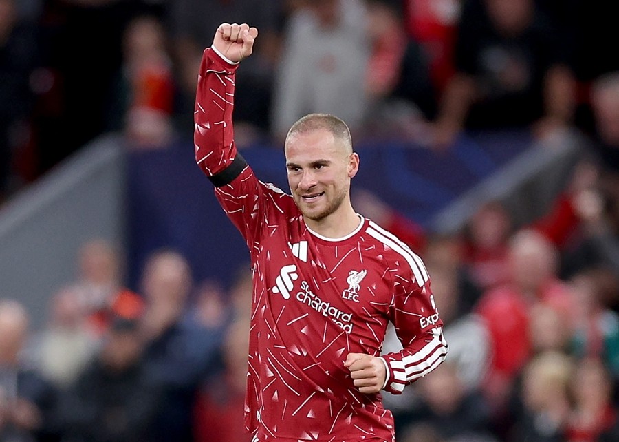 Alexis Mac Allister đối mặt tương lai chưa rõ ràng tại Liverpool. Ảnh: EPA/Adam Vaughan.