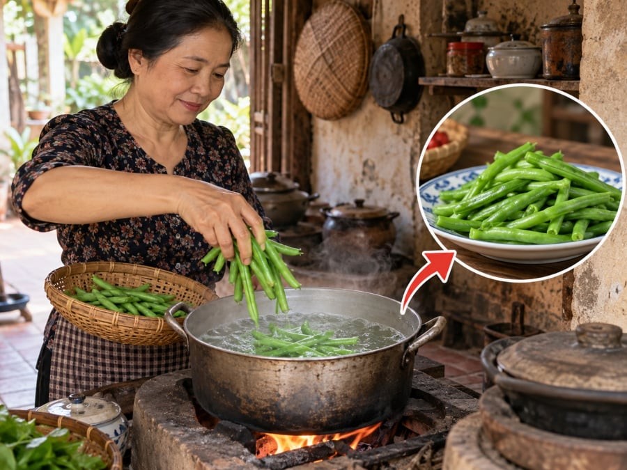 Việc bẻ nhỏ đỗ trước khi luộc khiến nhiều mặt cắt tiếp xúc trực tiếp với nước, từ đó dễ làm chất hòa tan, vị ngọt tự nhiên và một phần dưỡng chất thoát ra ngoài nhiều hơn.