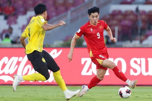 Đình Bắc không về cùng chuyến với đội tuyển Việt Nam. Ảnh: VFF