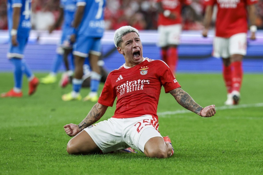 Gianluca Prestianni bùng nổ tại Benfica. Ảnh: EPA.