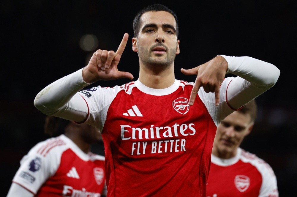 Mikel Merino có thể là lựa chọn đáng cân nhắc cho vị trí số 9 của Arsenal ở giai đoạn sắp tới. Ảnh: EPA/Tolga Akmen.