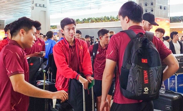 Dàn sao Việt Nam dự FIFA ASAN Cup với thể trạng mệt mỏi. (Ảnh: VFF)