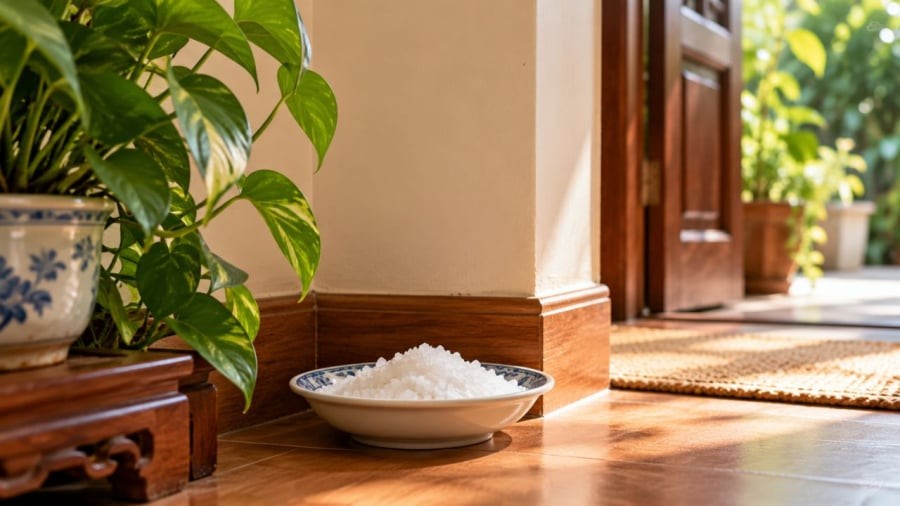 Muối đặt ở góc nhà có ý nghĩa gì?