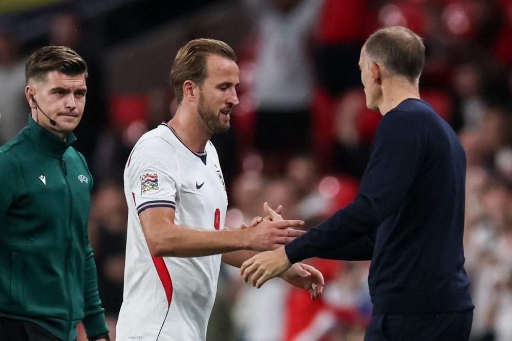 HLV Tuchel đang làm tốt tại ĐT Anh. Ảnh: EPA.