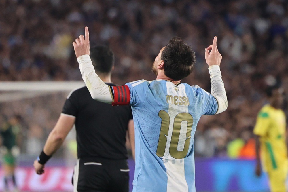 Messi đã chơi trận cuối cho Argentina. Ảnh: EPA.