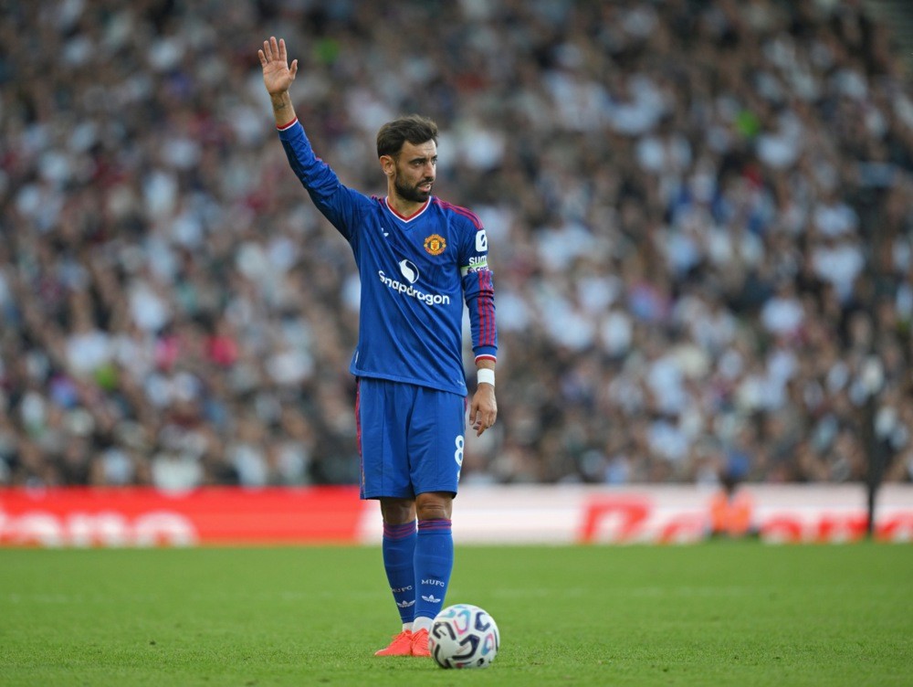 Bruno đang là đầu tàu gánh vác hàng công Manchester United. Ảnh: EPA Images.