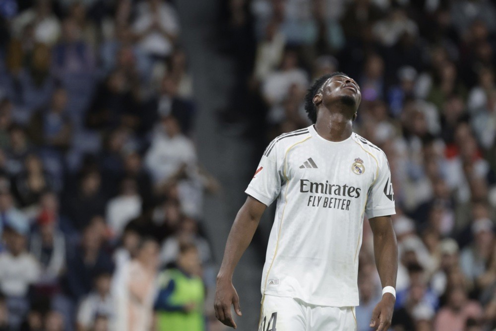 Tchouameni hiếm khi bị chỉ trích ở Real Madrid. Ảnh: EPA IMAGES. 