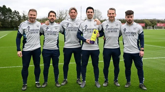 Arteta và bộ sậu sẽ cùng ở lại Arsenal lâu dài. Ảnh: Arsenal.