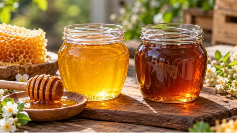 Mật ong có thể chuyển màu
