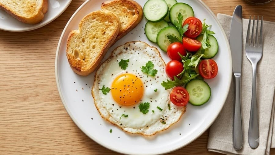 Ăn trứng vào buổi sáng vừa bổ sung năng lượng, protein cho cơ thể vừa giúp tạo cảm giác no lâu.
