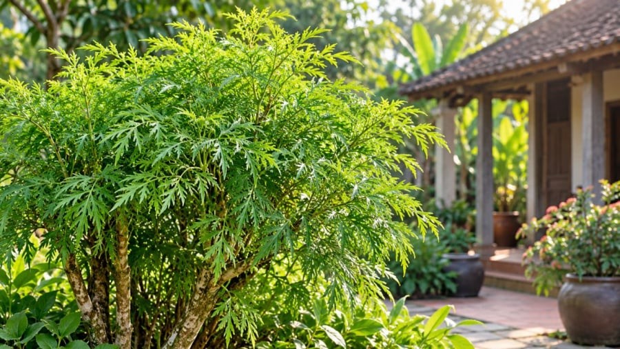 Đinh lăng thường được trồng trước nhà