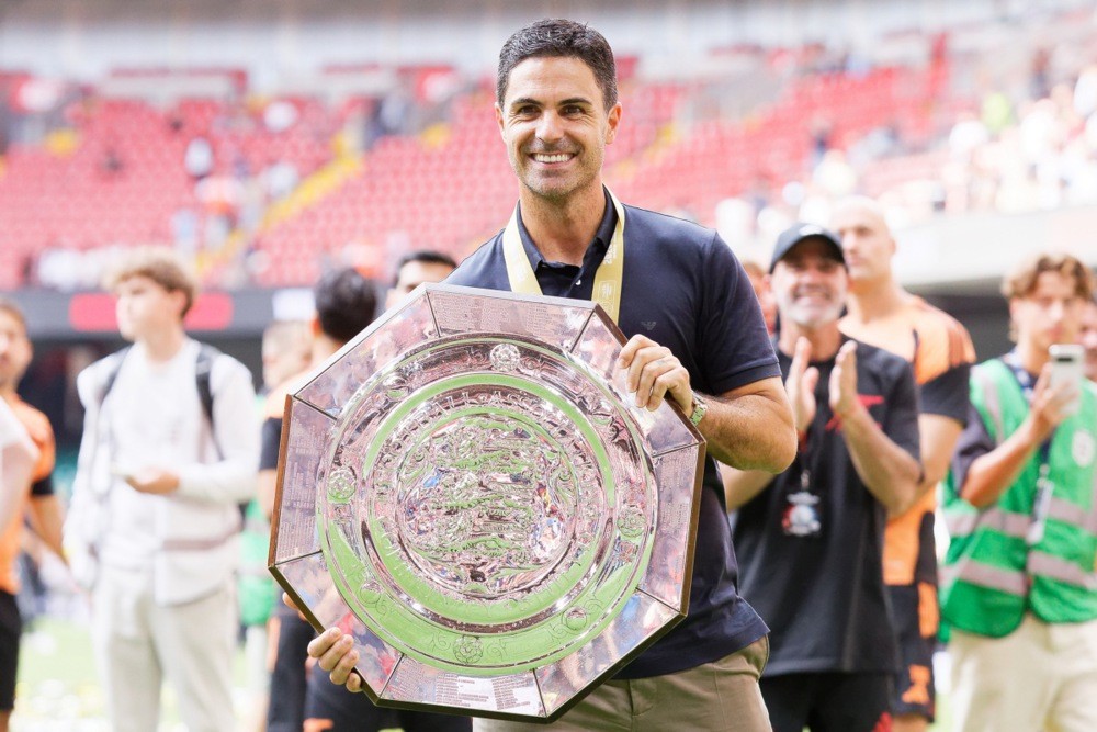 Arteta đã làm được những điều tuyệt vời cho Arsenal. Ảnh: EPA.