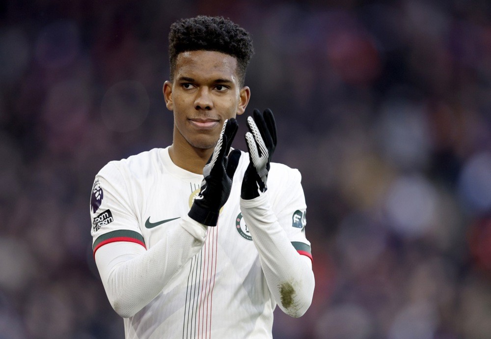 Estevao Willian là một trong 2 cầu thủ Chelsea lọt vào đề cử Golden Boy 2026. Ảnh: EPA/David Cliff.