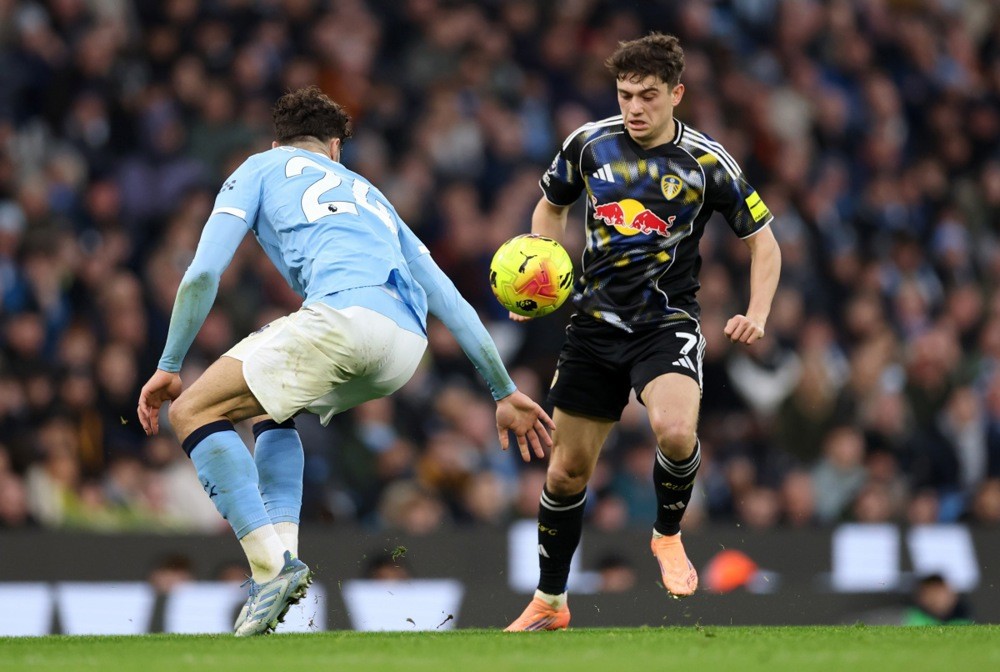 Leeds thiếu vắng sự phục vụ của Daniel James ở trận đấu với Arsenal sắp tới. Ảnh: EPA Images.