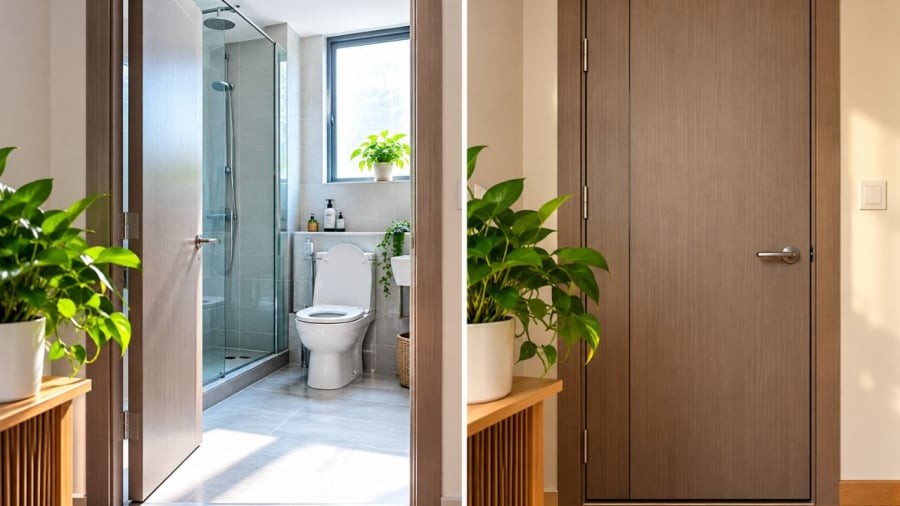 Bạn đóng hay mở cửa nhà vệ sinh khi không dùng?