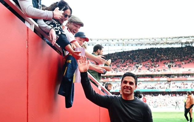 Arteta hài lòng với chiến thắng của Arsenal. (Ảnh: EPA Images)