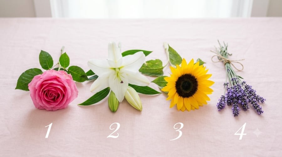 Chọn bông hoa khiến bạn rung động nhất để khám phá điều bản thân đang mong muốn trong cuộc sống.